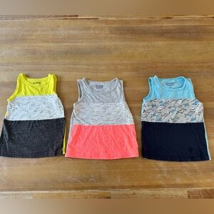Toddler Boy - Size 24 Months & 2T - x3 Tank Tops